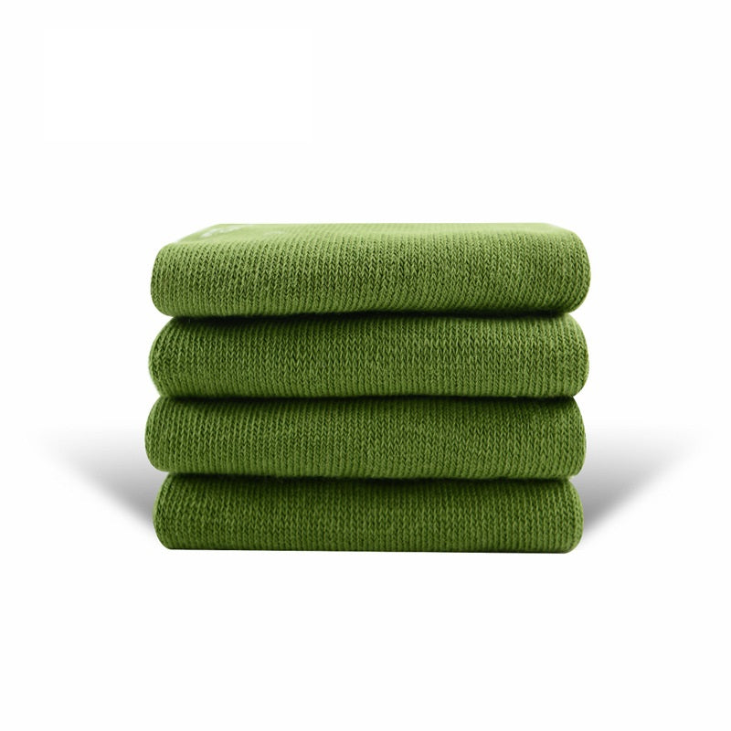 ถุงเท้าข้อกลางทำจากผ้าฝ้ายหวีสำหรับทุกฤดูกาล ขั้นต่ำ 20 ชิ้น