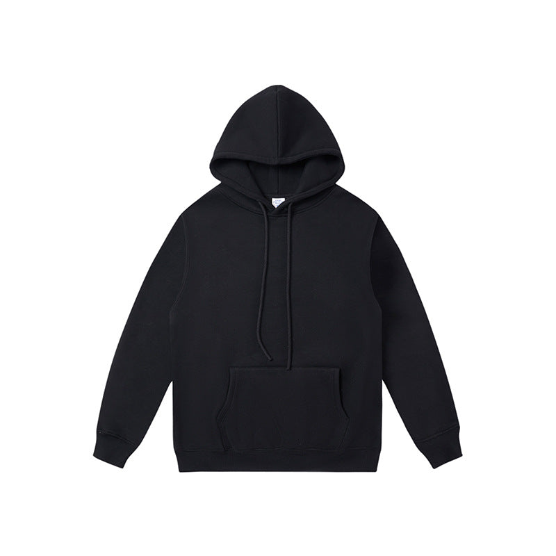 ชุดเสื้อฮู้ดและกางเกงวอร์มสีพื้น 380G บุผ้าฟลีซและฮู้ดหนา 11 สี