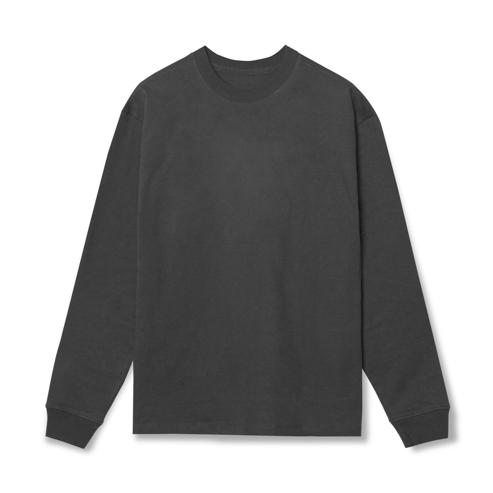 เสื้อยืดแขนยาวคอกลมทรงหลวมสำหรับผู้ชาย สไตล์ออกกำลังกาย มี 3 สี