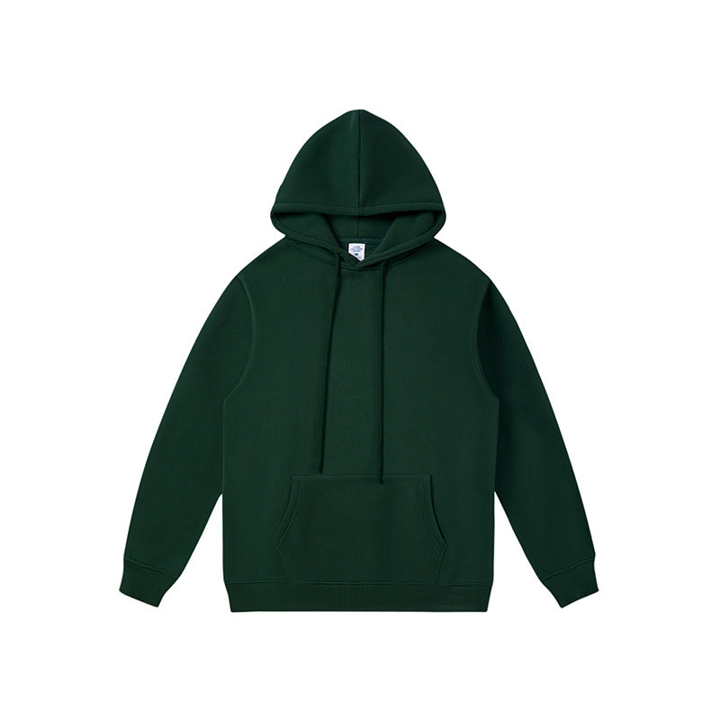 ชุดเสื้อฮู้ดและกางเกงวอร์มสีพื้น 380G บุผ้าฟลีซและฮู้ดหนา 11 สี