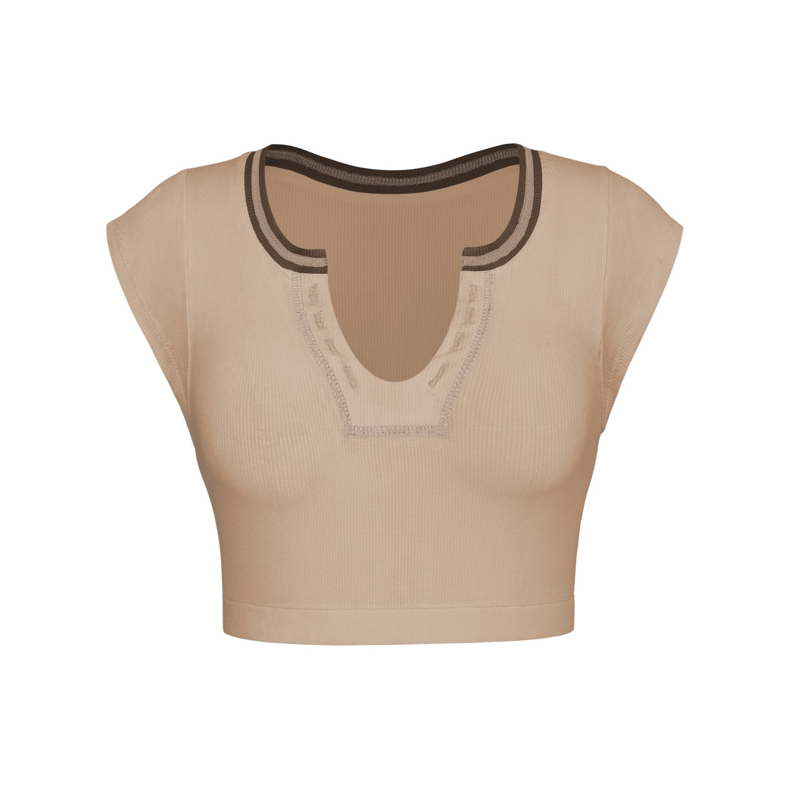 เสื้อยืดแขนสั้นทรงเข้ารูปเซ็กซี่สไตล์ Spice Girl จาก Y2K Summer มีให้เลือก 10 สี