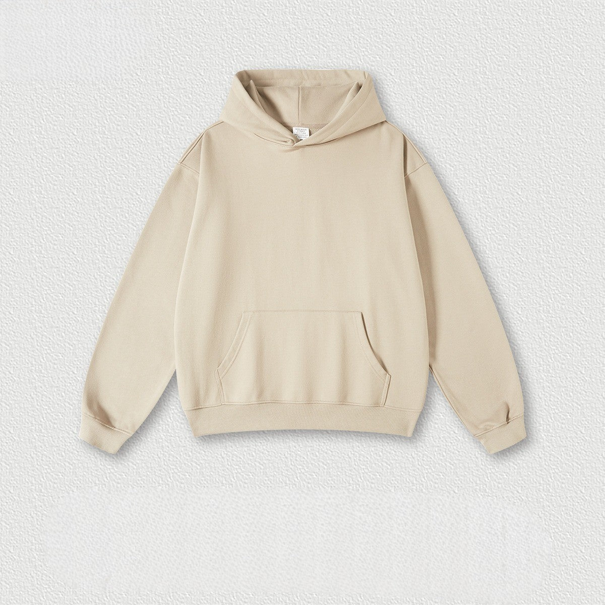 ชุดเสื้อฮู้ดผ้าขนสัตว์หนา 440 กรัม สีพื้น 10 สี