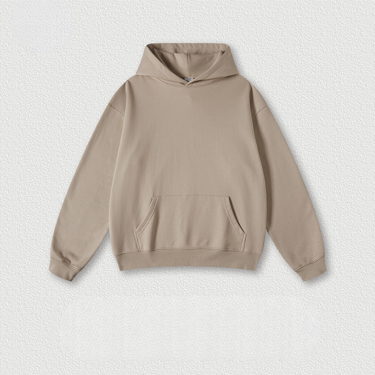 ชุดเสื้อฮู้ดผ้าขนสัตว์หนา 440 กรัม สีพื้น 10 สี
