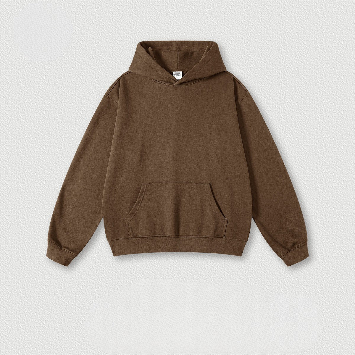 ชุดเสื้อฮู้ดผ้าขนสัตว์หนา 440 กรัม สีพื้น 10 สี
