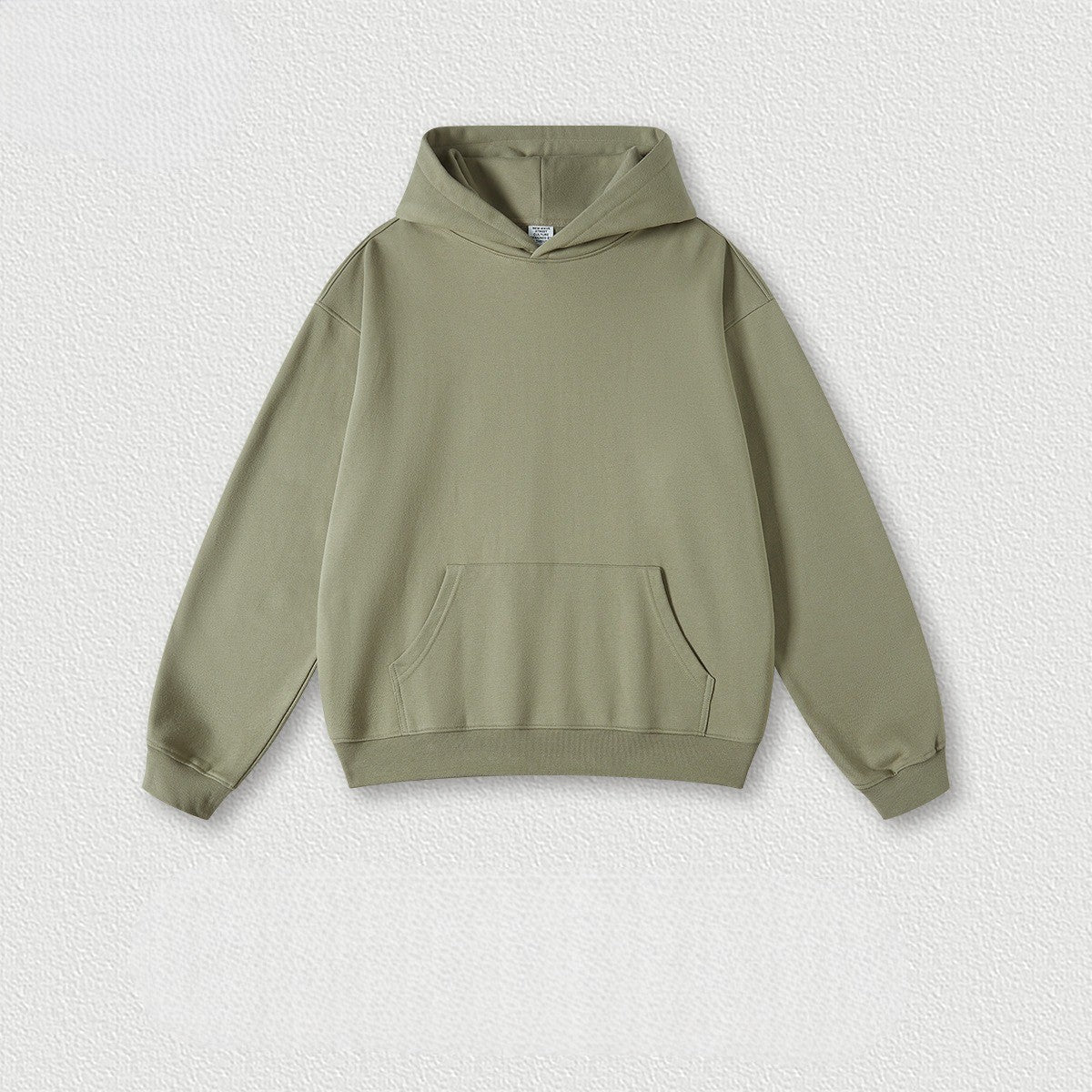 ชุดเสื้อฮู้ดผ้าขนสัตว์หนา 440 กรัม สีพื้น 10 สี