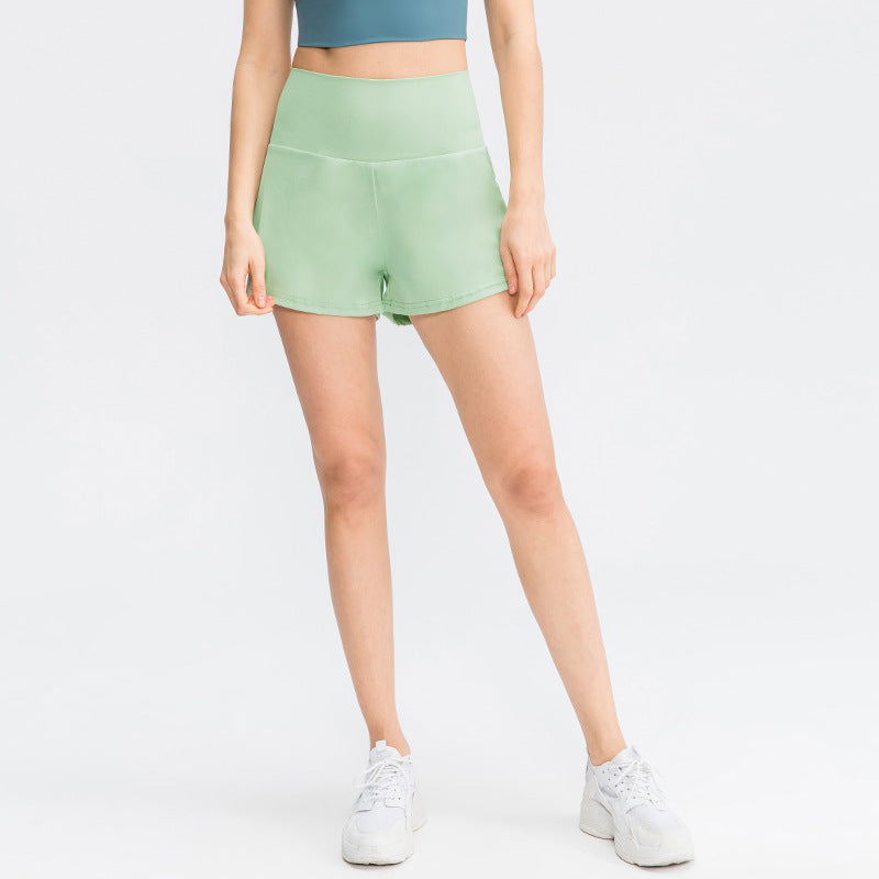 กางเกงขาสั้นออกกำลังกายแบบหลวมๆ ทำจากโพลีอะไมด์ แห้งเร็ว รุ่น Ice Quick Dry สำหรับวิ่งและเทนนิส รหัส 02414 มีให้เลือก 19 สี