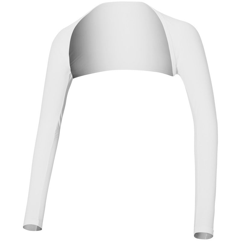 แขนเสื้อกันแดดผ้าไหมน้ำแข็งสำหรับผู้หญิง ทำจากผ้าไหมไอซ์ เหมาะสำหรับการตีกอล์ฟ