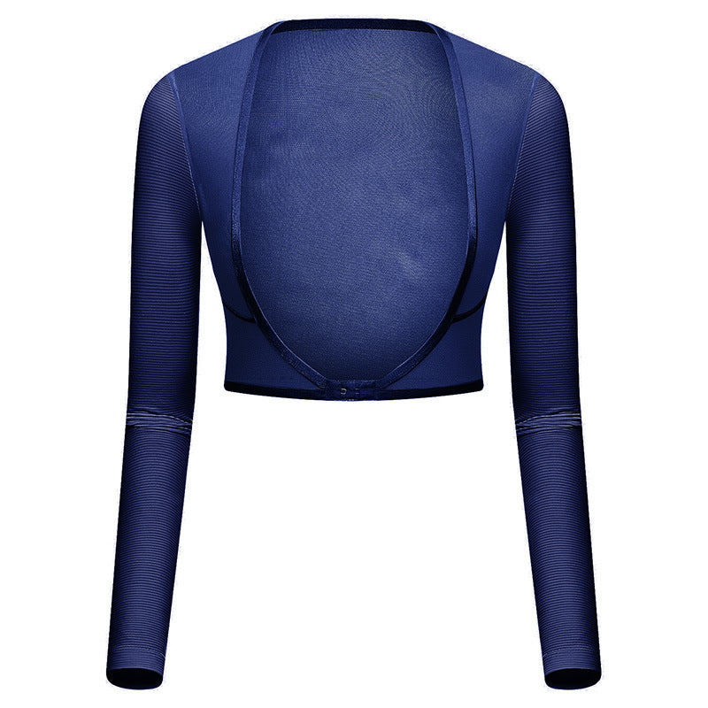 เสื้อผ้ากอล์ฟ เสื้อกันแดดฤดูร้อน เสื้อเชิ้ตผ้าไหมไอซ์ซิลค์ แขนทรงผ้าคลุมไหล่ แขนยาว ชุดเล่นกอล์ฟ