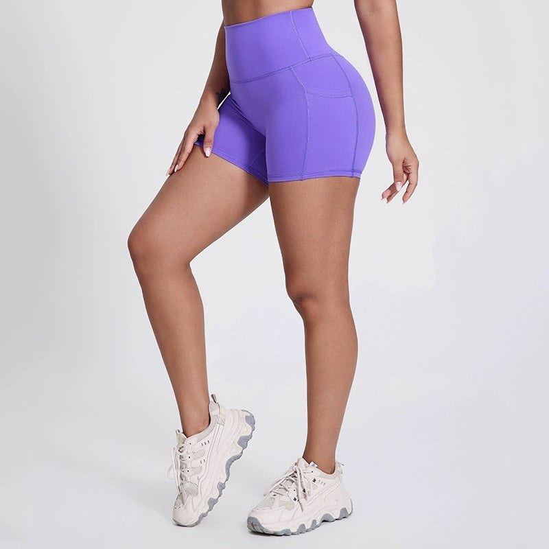 กางเกงเลกกิ้งโยคะไซส์ใหญ่ มีกระเป๋า ช่วยกระชับหน้าท้อง ยกกระชับสะโพก เอวสูง