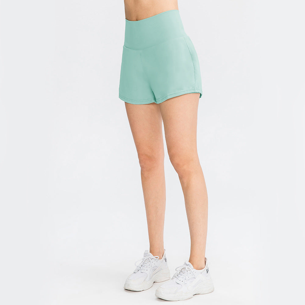 กางเกงขาสั้นออกกำลังกายแบบหลวมๆ ทำจากโพลีอะไมด์ แห้งเร็ว รุ่น Ice Quick Dry สำหรับวิ่งและเทนนิส รหัส 02414 มีให้เลือก 19 สี