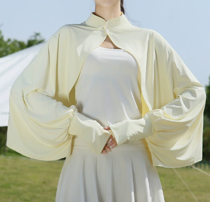 ชุดออกกำลังกายสำหรับผู้หญิงไซส์ใหญ่ สีเนื้อ นู้ด แบบเอสูง ทรงโยคะ