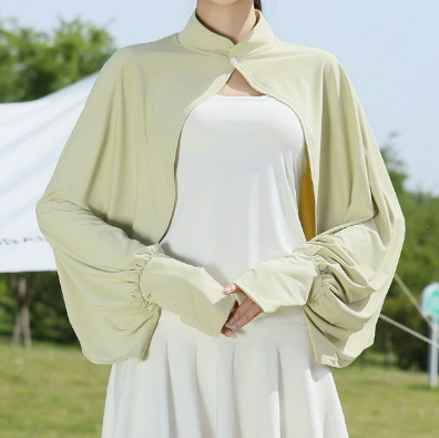 ชุดออกกำลังกายสำหรับผู้หญิงไซส์ใหญ่ สีเนื้อ นู้ด แบบเอสูง ทรงโยคะ