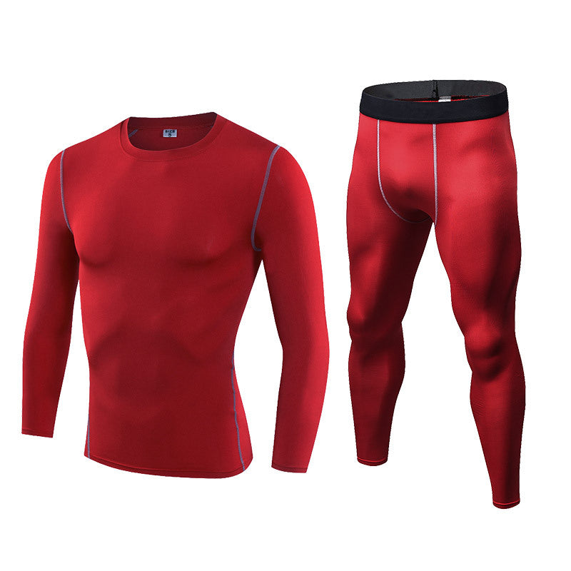 ชุดออกกำลังกาย PRO Sports Fitness Set ระบายเหงื่อได้ดี แขนยาว + กางเกง 1019+1020 6 สี