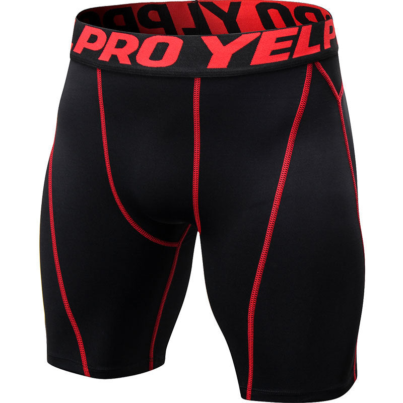 กางเกงขาสั้นรัดรูปสำหรับผู้ชาย รุ่น PRO สำหรับออกกำลังกาย วิ่ง ฝึกซ้อม เข้ายิม มีให้เลือก 14 สี รหัส 1054