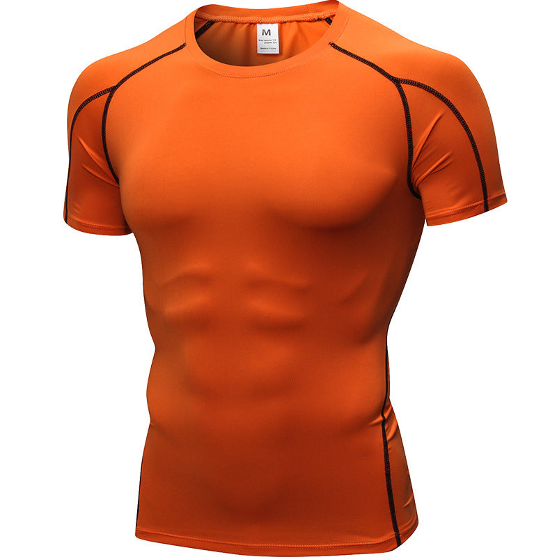 ชุดบอดี้สูทแขนสั้นสำหรับผู้ชาย PRO Dry Suit แบบยืดหยุ่น มีให้เลือก 14 สี รหัส 1053