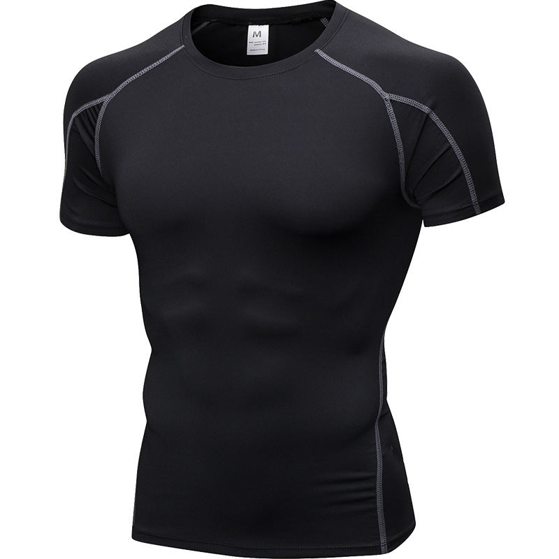 ชุดบอดี้สูทแขนสั้นสำหรับผู้ชาย PRO Dry Suit แบบยืดหยุ่น มีให้เลือก 14 สี รหัส 1053