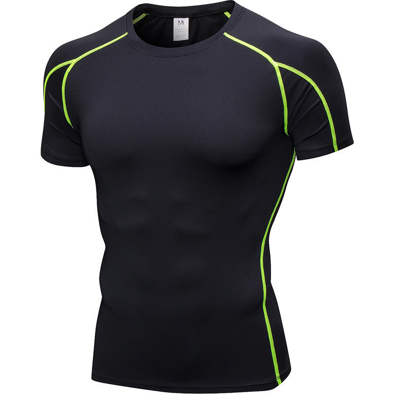 ชุดบอดี้สูทแขนสั้นสำหรับผู้ชาย PRO Dry Suit แบบยืดหยุ่น มีให้เลือก 14 สี รหัส 1053