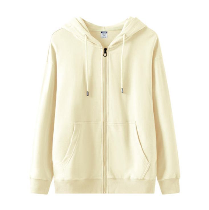 เสื้อฮู้ดมีซิปผ้าฝ้ายคุณภาพสูงไซส์ใหญ่พิเศษ unisex มีให้เลือก 8 สี