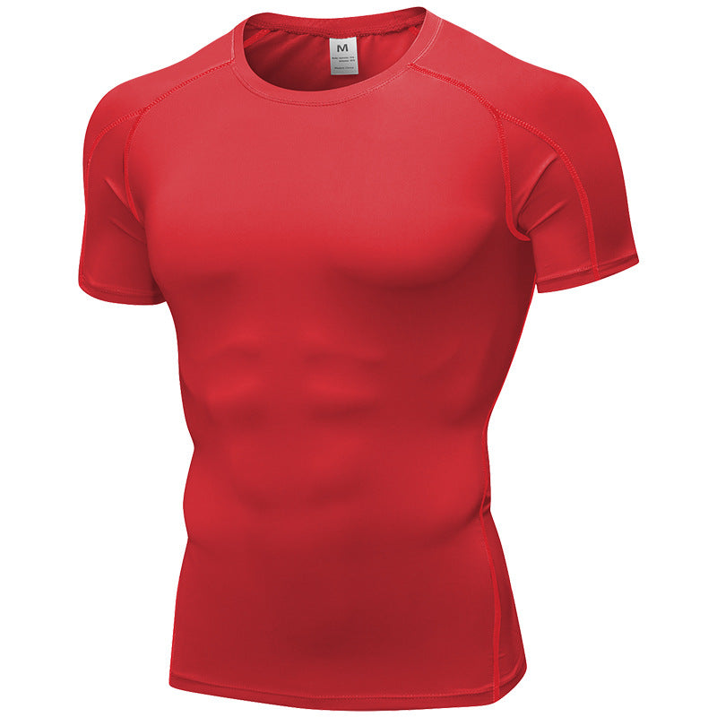 ชุดบอดี้สูทแขนสั้นสำหรับผู้ชาย PRO Dry Suit แบบยืดหยุ่น มีให้เลือก 14 สี รหัส 1053