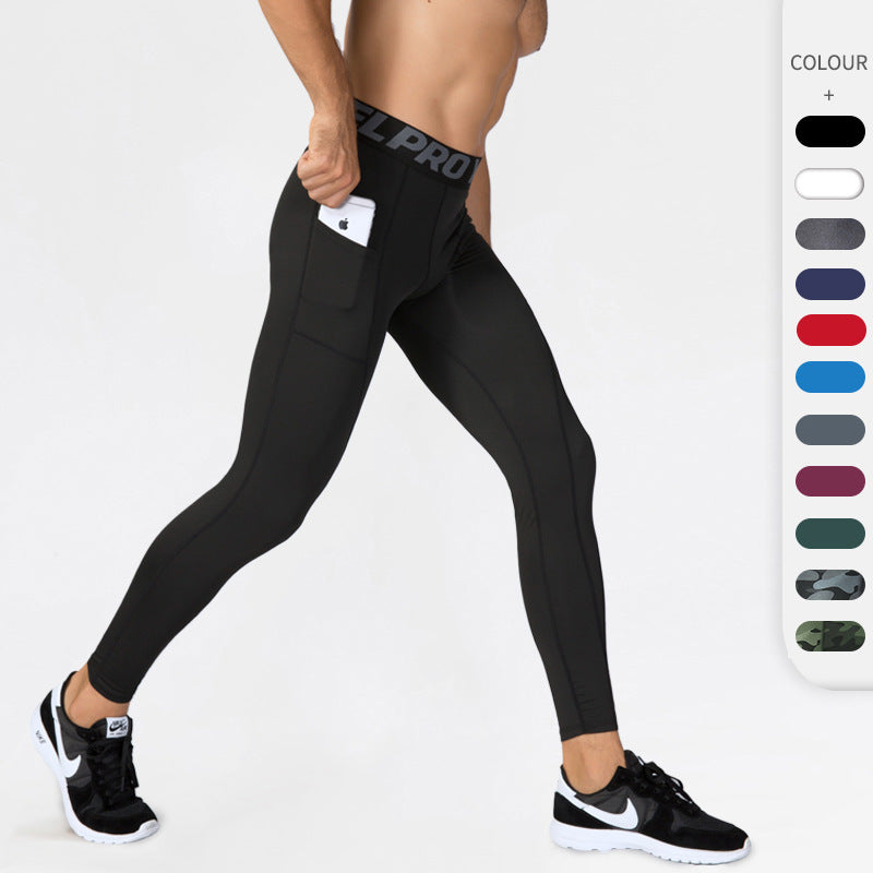 กางเกงรัดรูป Pocket PRO Stretch Sweat Quick Drying Tight Pants มีให้เลือก 11 สี รหัส 1080