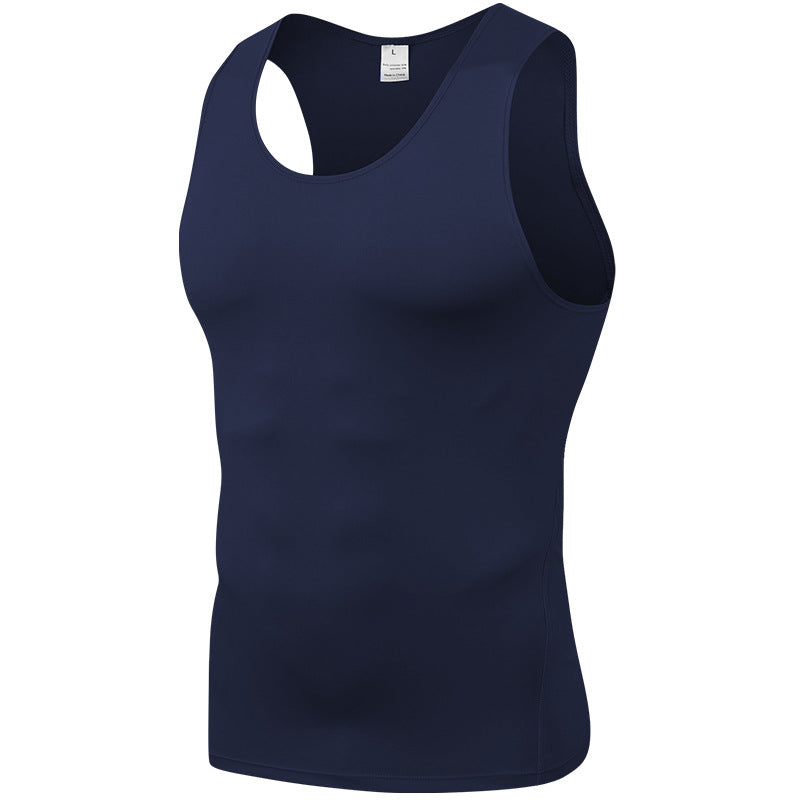 เสื้อกล้ามรัดรูปสำหรับผู้ชาย Sport PRO สำหรับออกกำลังกาย วิ่ง และออกกำลังกาย แห้งเร็ว มีให้เลือก 12 สี รหัส 1001