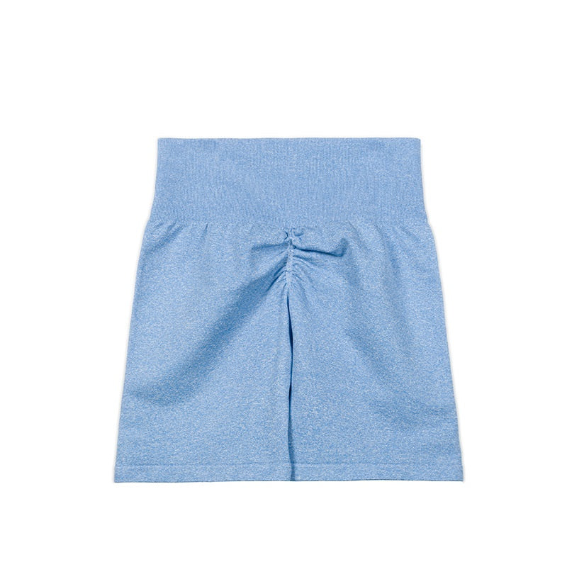 กางเกงโยคะลายพราง ทรงสามส่วน กางเกงโยคะจีบ 13 สี