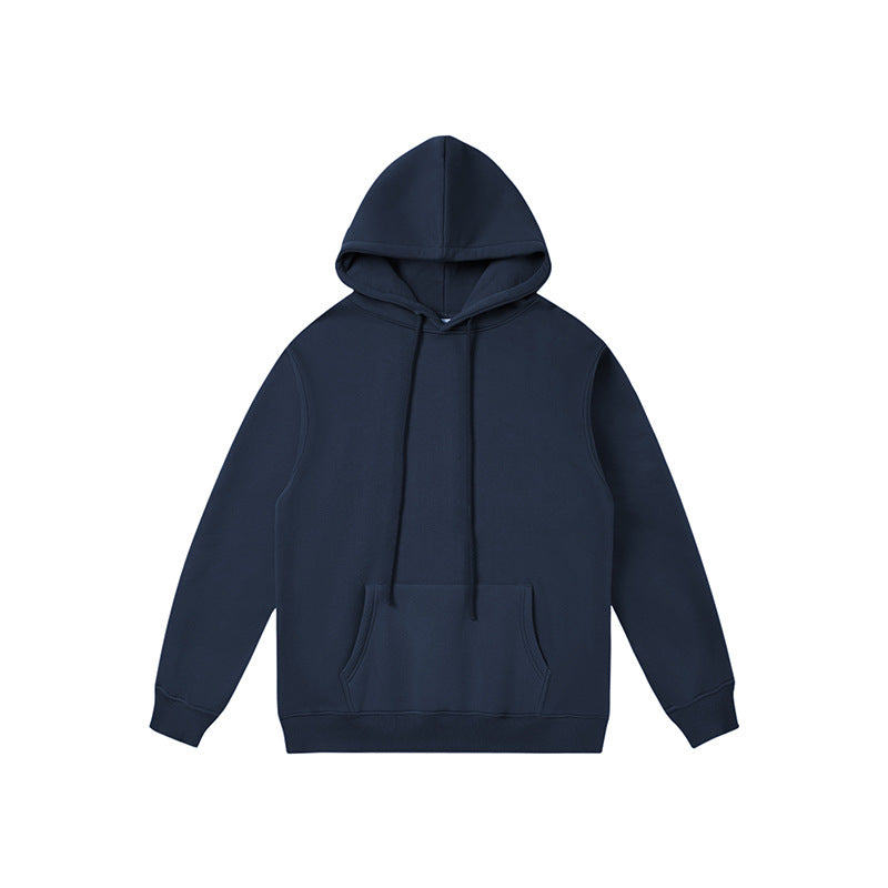 ชุดเสื้อฮู้ดและกางเกงวอร์มสีพื้น 380G บุผ้าฟลีซและฮู้ดหนา 11 สี