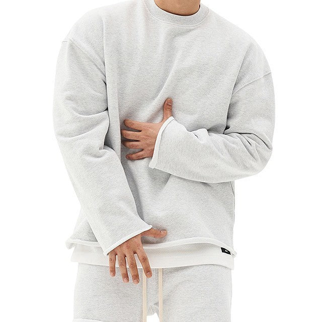 เสื้อสเวตเตอร์ทรงหลวมสำหรับเล่นกีฬา ไซส์ใหญ่พิเศษ 5 สี
