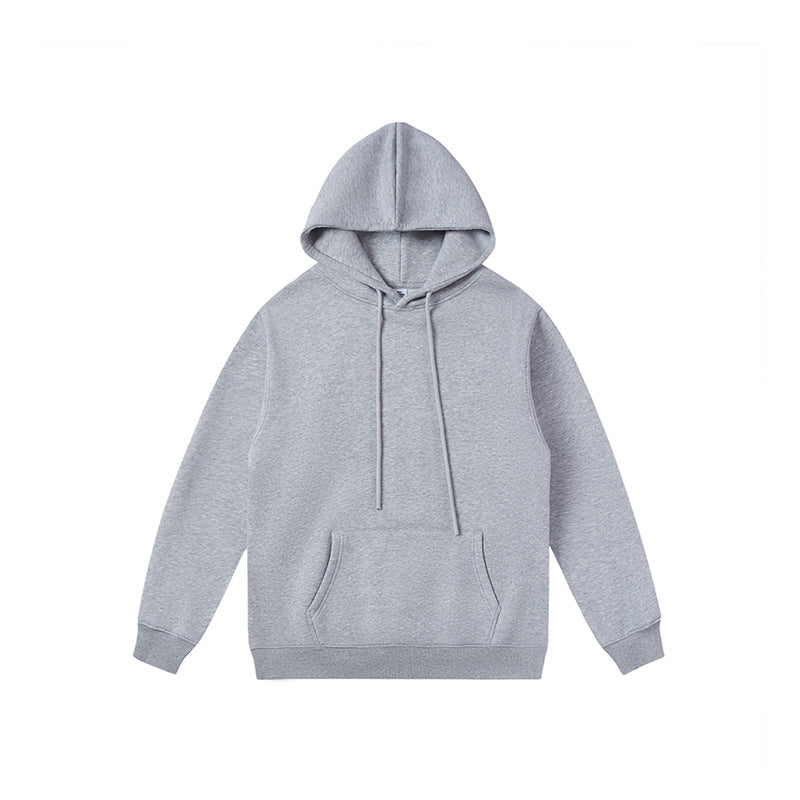 ชุดเสื้อฮู้ดและกางเกงวอร์มสีพื้น 380G บุผ้าฟลีซและฮู้ดหนา 11 สี