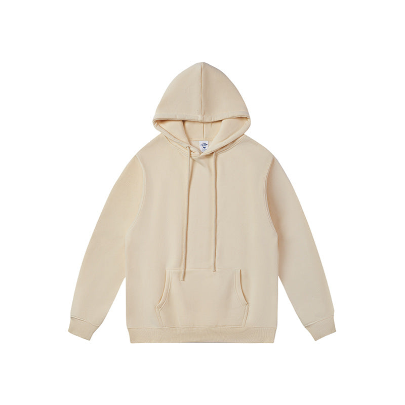 ชุดเสื้อฮู้ดและกางเกงวอร์มสีพื้น 380G บุผ้าฟลีซและฮู้ดหนา 11 สี