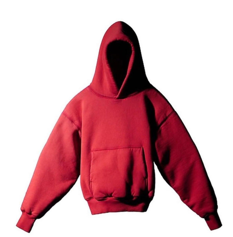 เสื้อฮู้ดสองชั้นสไตล์อเมริกัน ผ้าฟลีซหนา 5 สี