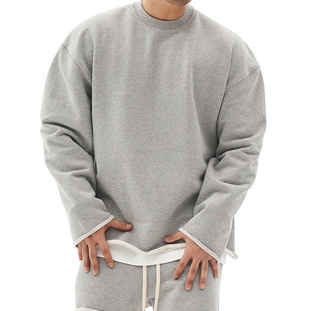 เสื้อสเวตเตอร์ทรงหลวมสำหรับเล่นกีฬา ไซส์ใหญ่พิเศษ 5 สี