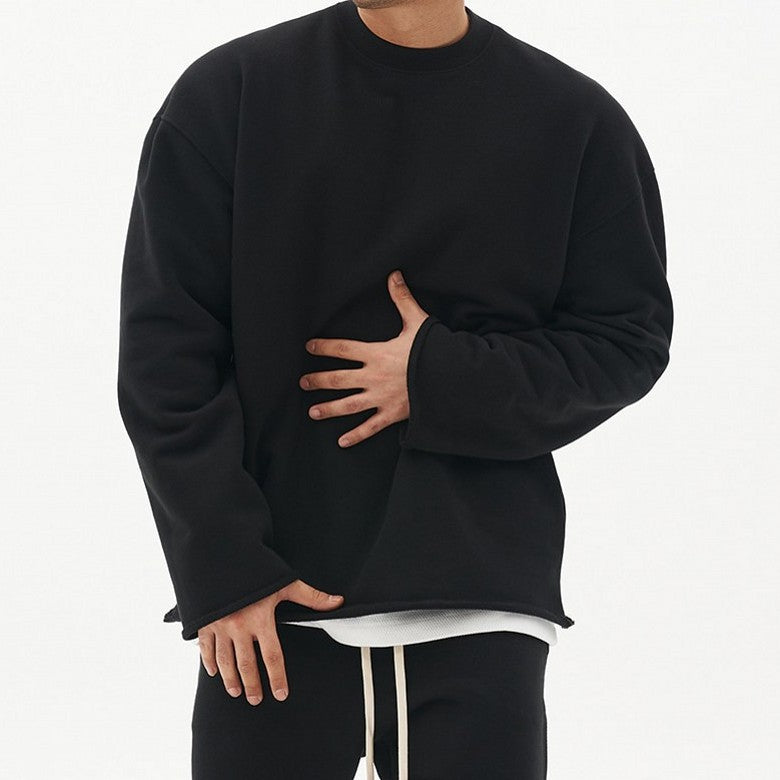เสื้อสเวตเตอร์ทรงหลวมสำหรับเล่นกีฬา ไซส์ใหญ่พิเศษ 5 สี