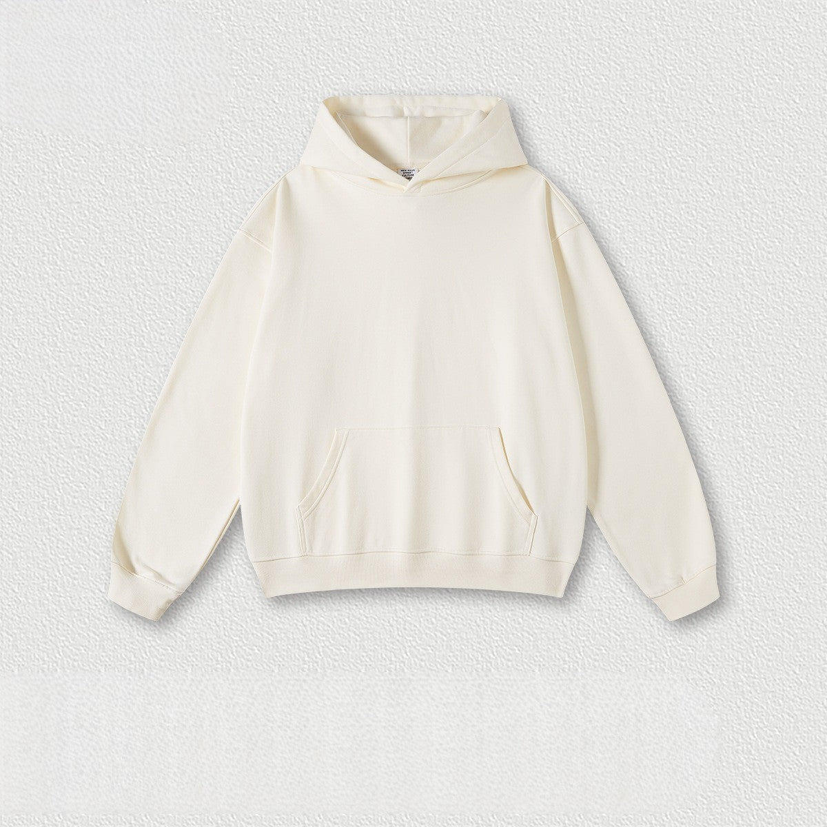 ชุดเสื้อฮู้ดผ้าขนสัตว์หนา 440 กรัม สีพื้น 10 สี