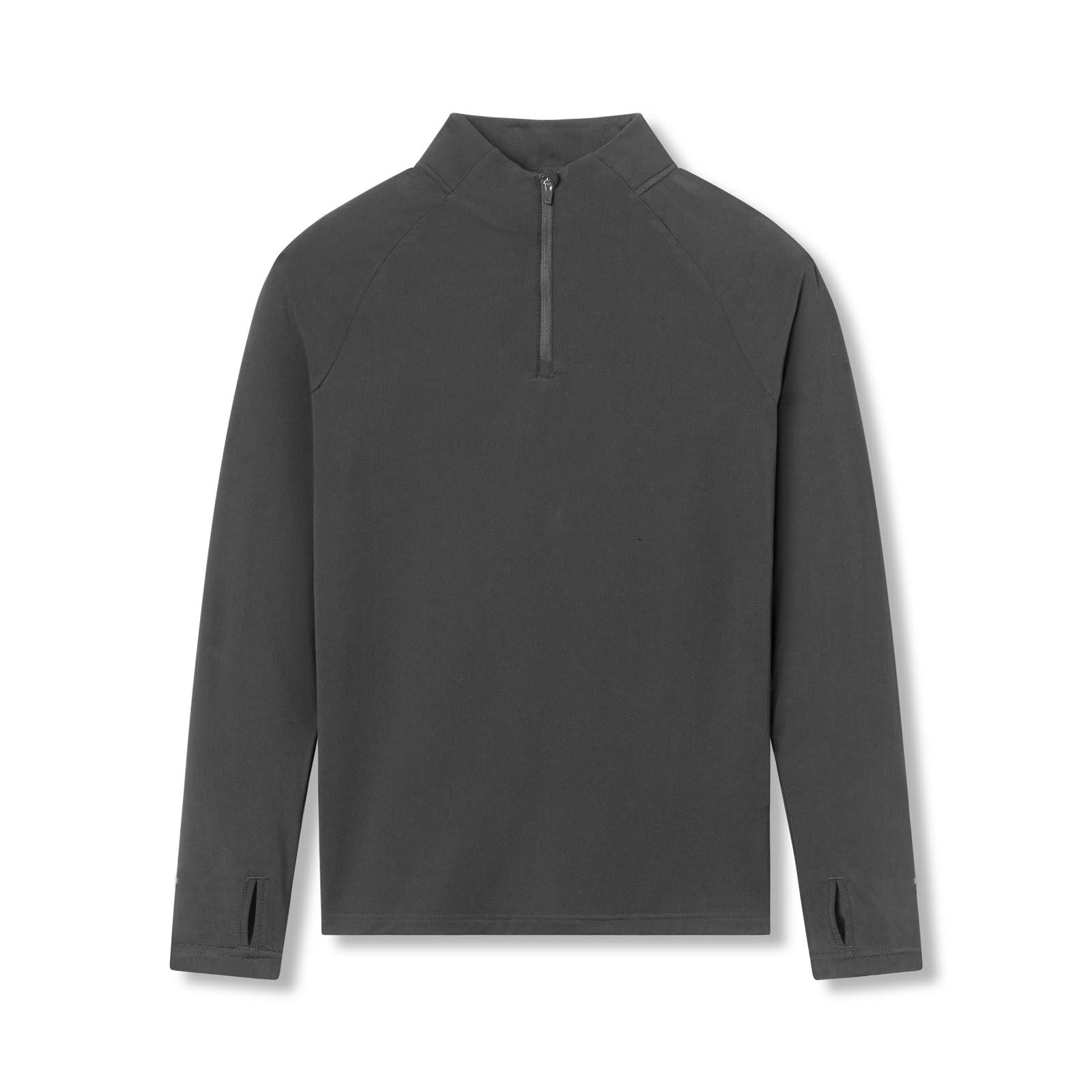 เสื้อแขนยาวออกกำลังกายสำหรับผู้ชายแบบซิปครึ่งตัว สีพื้น แห้งเร็ว เหมาะสำหรับฤดูใบไม้ผลิ