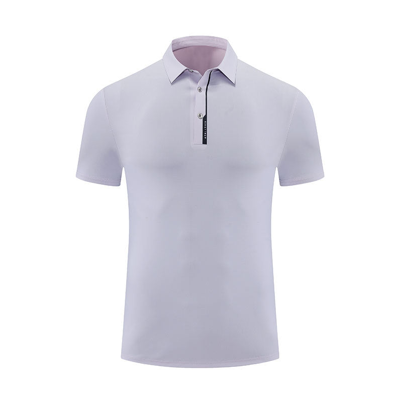 เสื้อเชิ้ตแขนยาวคอสูงผ้าไหมเย็นสำหรับผู้ชาย กันแดด แห้งเร็ว สวมใส่สบาย เหมาะสำหรับใส่เล่นกีฬา