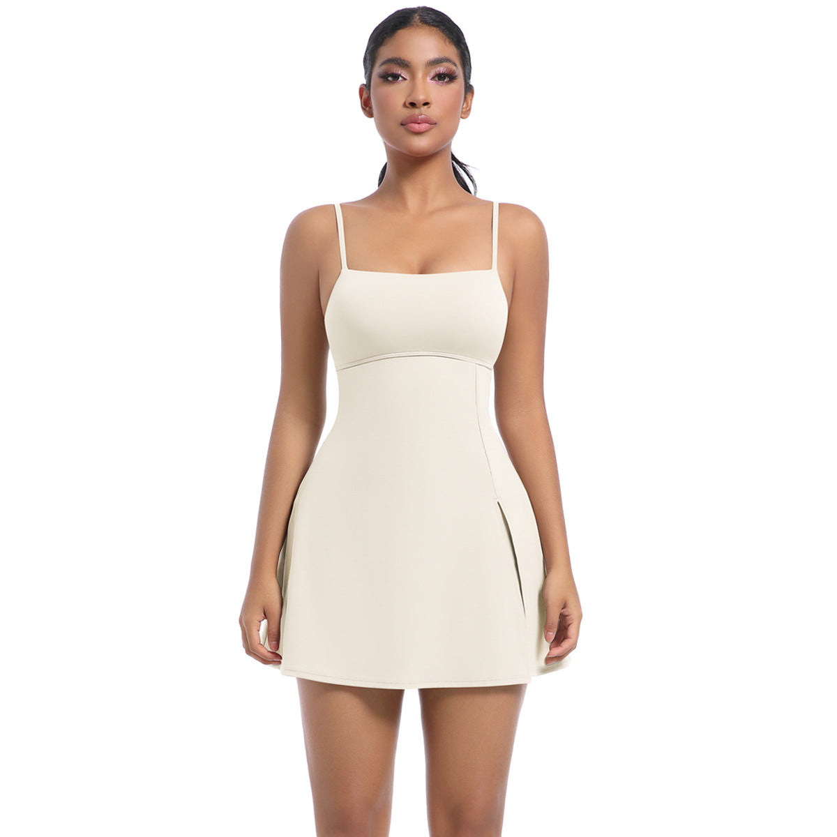 ชุดโยคะเทนนิสสายหลังสวยงามสำหรับเล่นกอล์ฟกลางแจ้ง