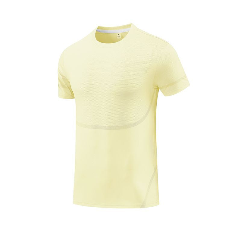 เสื้อยืดกีฬาแห้งเร็ว แขนสั้นสำหรับผู้ชาย