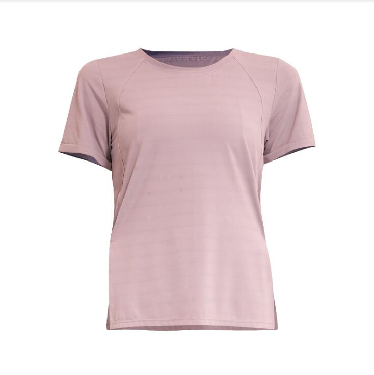 เสื้อเบลเซอร์ทรงหลวมสำหรับออกกำลังกาย วิ่ง เสื้อแขนสั้นผ้าตาข่ายระบายอากาศ เสื้อยืดสำหรับผู้หญิงใส่เล่นโยคะในฤดูร้อน