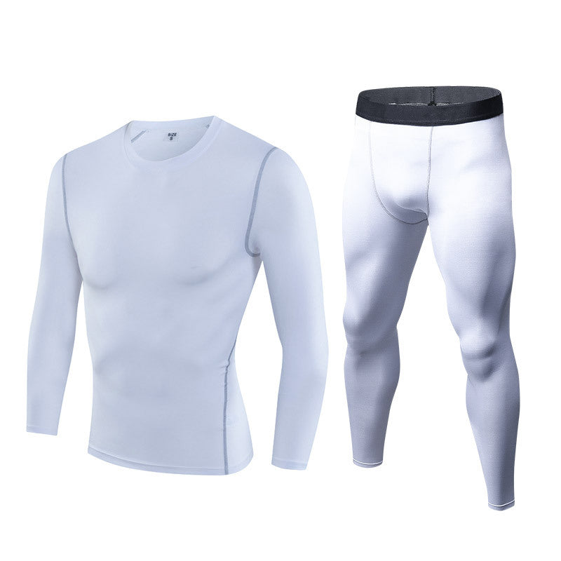 ชุดออกกำลังกาย PRO Sports Fitness Set ระบายเหงื่อได้ดี แขนยาว + กางเกง 1019+1020 6 สี