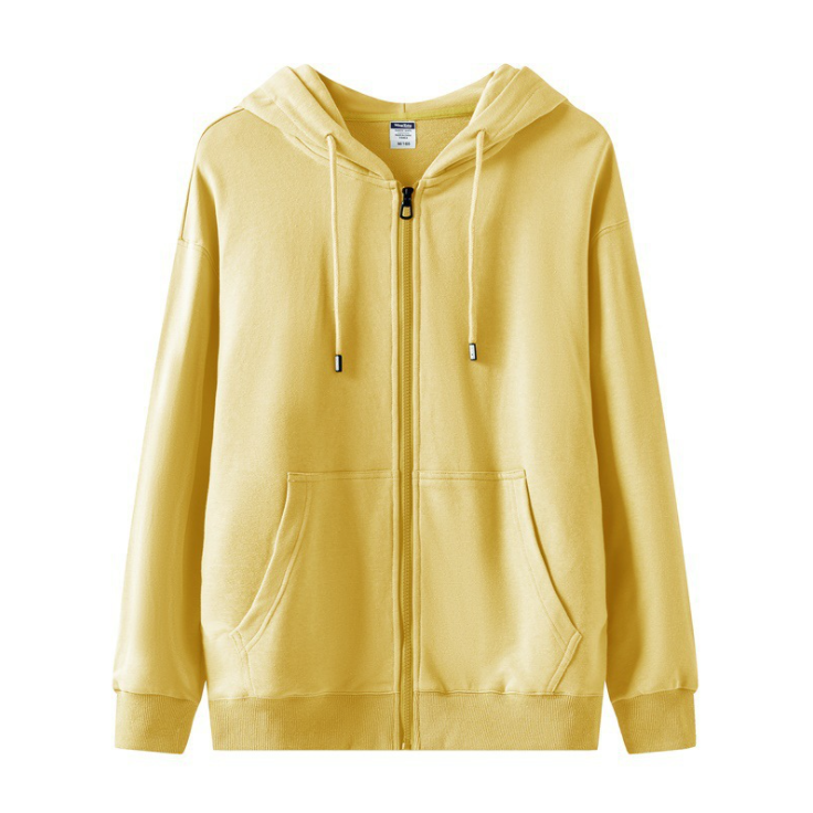 เสื้อฮู้ดมีซิปผ้าฝ้ายคุณภาพสูงไซส์ใหญ่พิเศษ unisex มีให้เลือก 8 สี