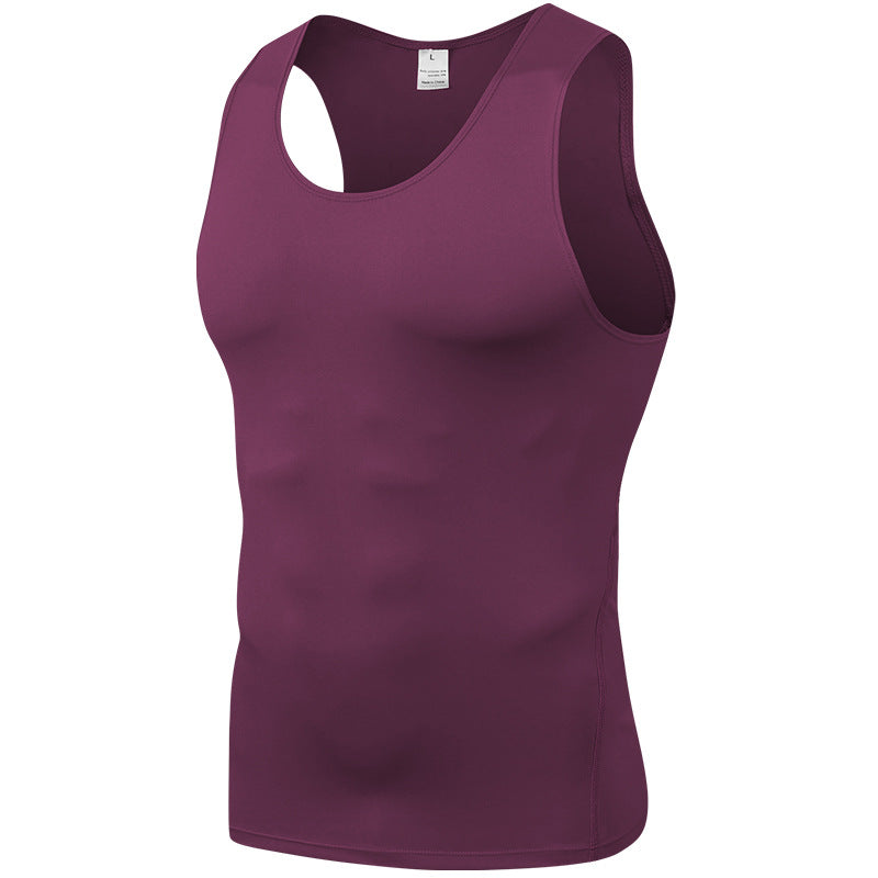 เสื้อกล้ามรัดรูปสำหรับผู้ชาย Sport PRO สำหรับออกกำลังกาย วิ่ง และออกกำลังกาย แห้งเร็ว มีให้เลือก 12 สี รหัส 1001