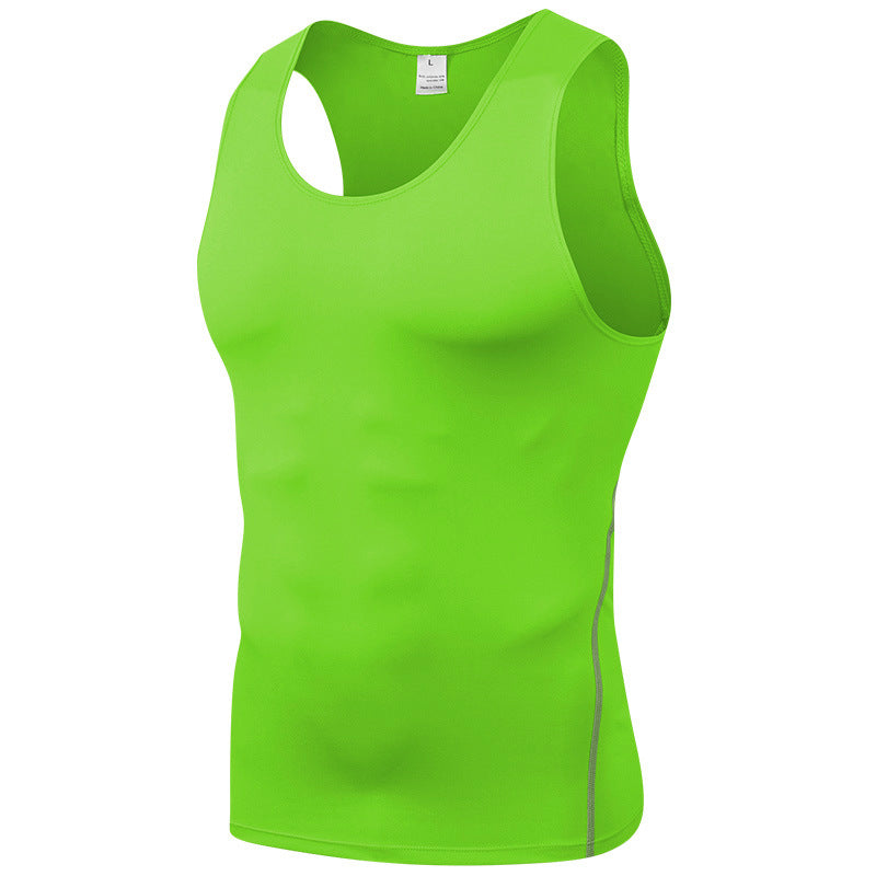 เสื้อกล้ามรัดรูปสำหรับผู้ชาย Sport PRO สำหรับออกกำลังกาย วิ่ง และออกกำลังกาย แห้งเร็ว มีให้เลือก 12 สี รหัส 1001