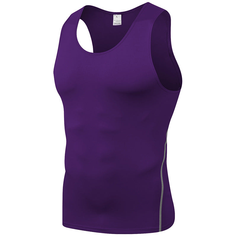 เสื้อกล้ามรัดรูปสำหรับผู้ชาย Sport PRO สำหรับออกกำลังกาย วิ่ง และออกกำลังกาย แห้งเร็ว มีให้เลือก 12 สี รหัส 1001