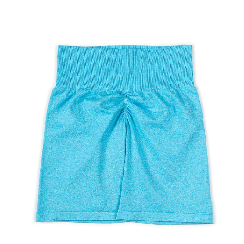 กางเกงโยคะลายพราง ทรงสามส่วน กางเกงโยคะจีบ 13 สี 