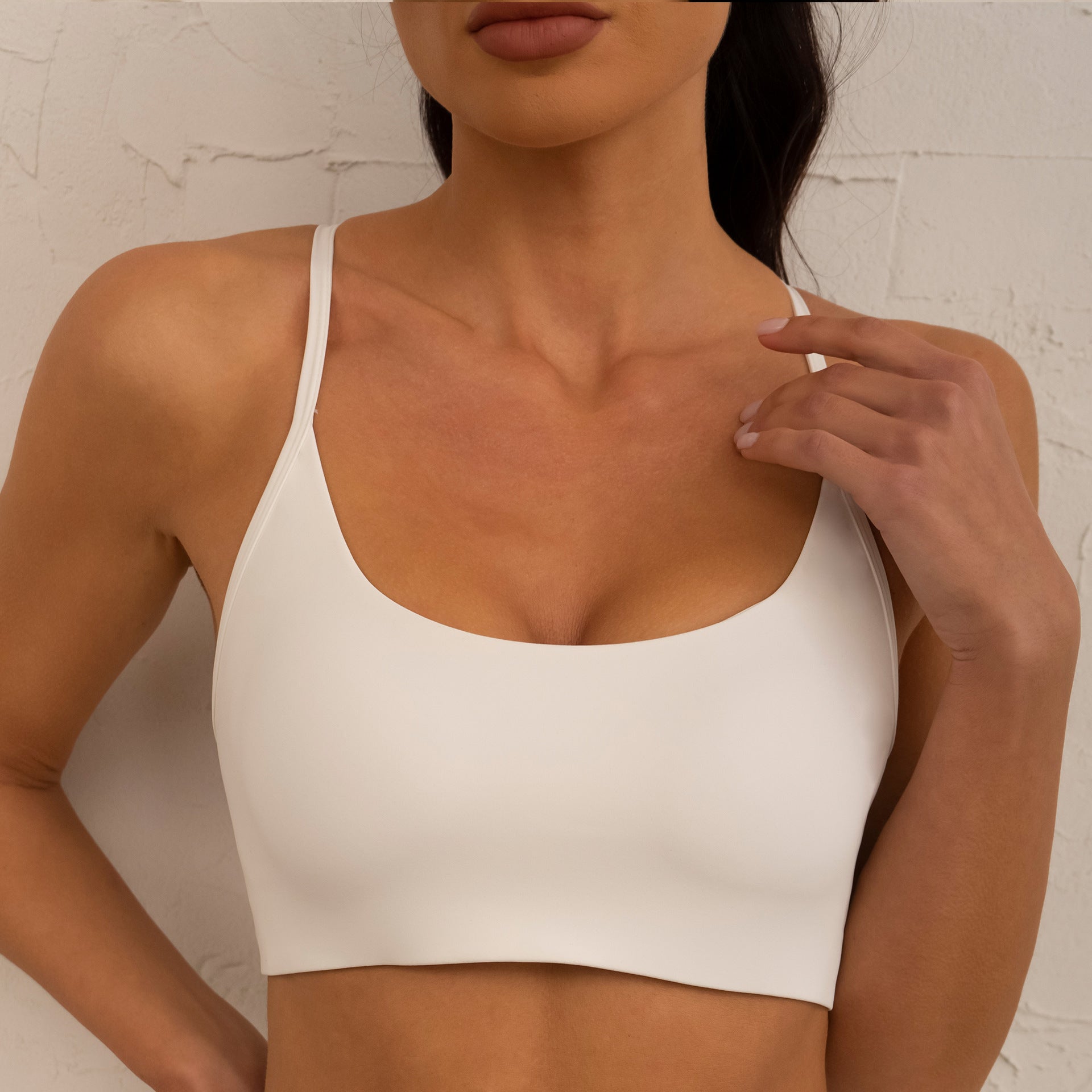 บราออกกำลังกายแบบสายเดี่ยว ดีไซน์สวยงาม มีให้เลือก 7 สี